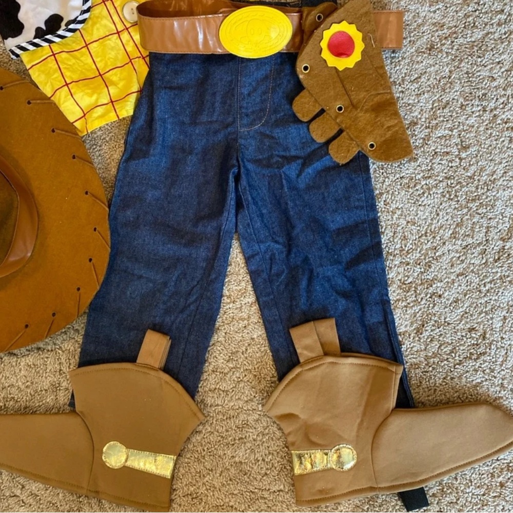 Disney Cowboy Costume for Kids - Yellow, Blue, Brown - Picture 2 of 2